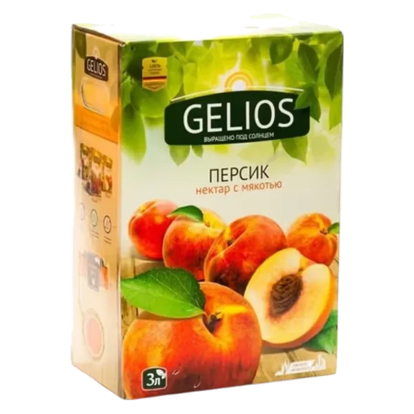 Нектар Персик с мякотью GELIOS